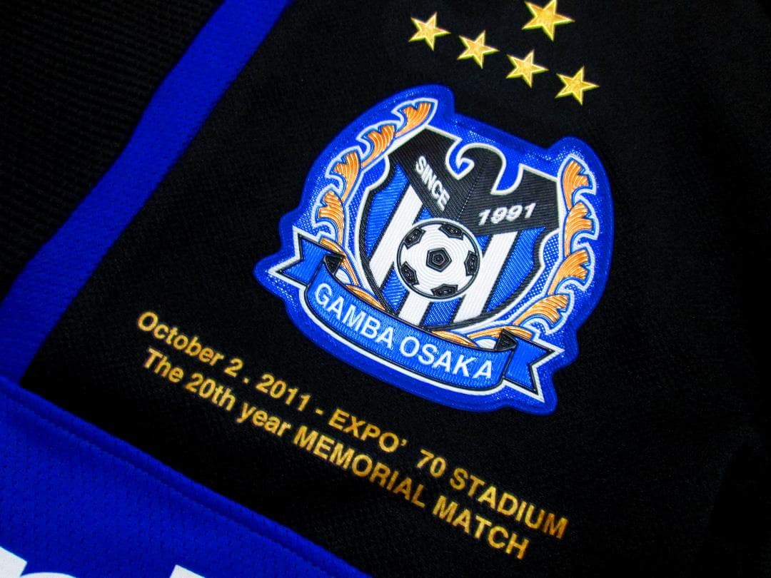 ２０周年記念ユニ　ガンバ大阪　２０１１年　遠藤　明神サイン入り
