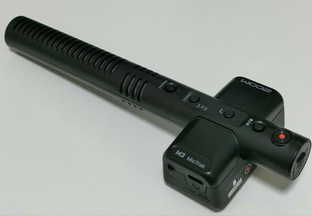 ZOOM M3 MicTrak ショットガンマイク AZDEN SWS-100付