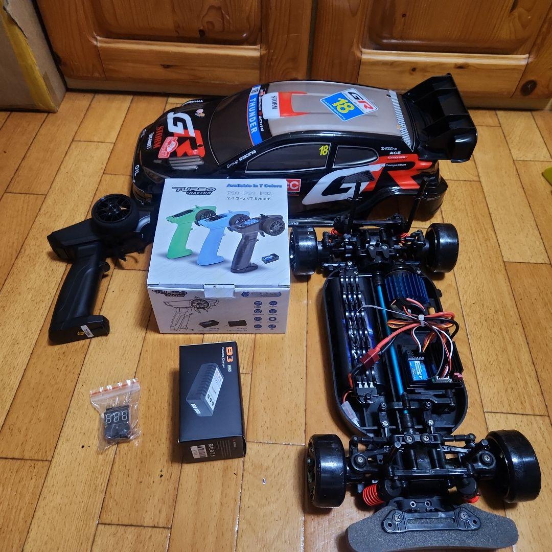 タミヤ ドリフト ラジコン フルセット 改造　TT01　ラリー　ボディ　tt02
