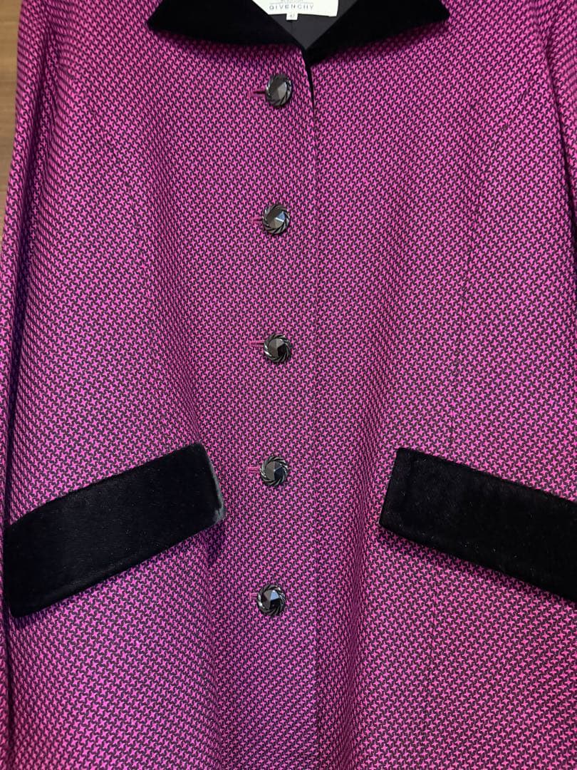 新品未使用 GIVENCHY 紫色 ロングコート