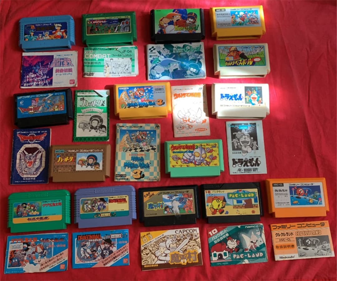 FC ファミコンソフト/カセット　16組まとめ売り