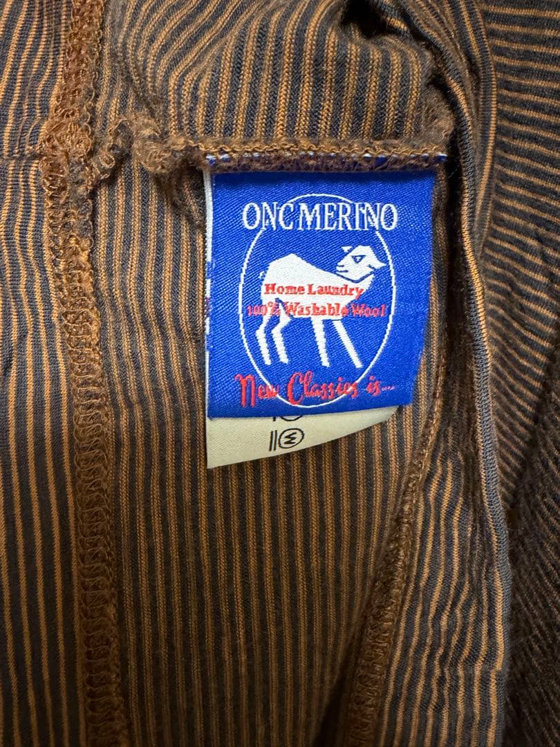 ONCmerino longsleeve tee CAMEL キャメル　サイズ5