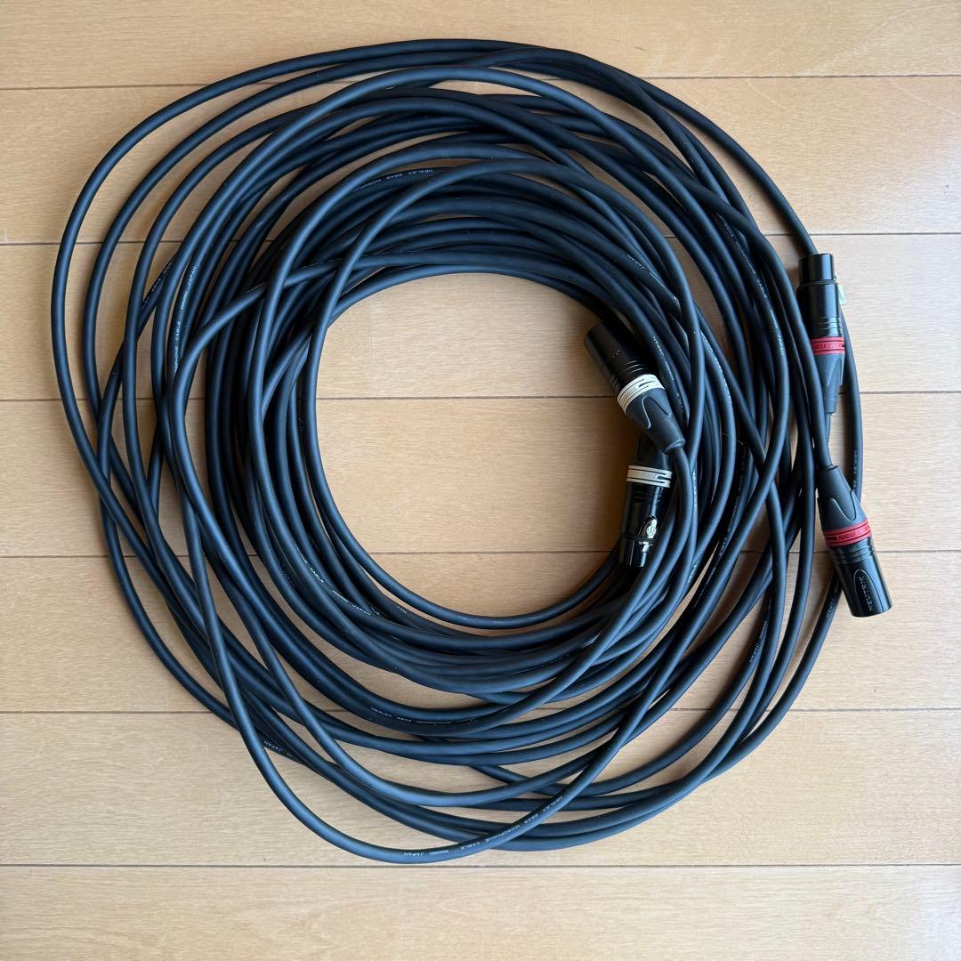 MOGAMI 2549 XLRバランスケーブル 10m×2本