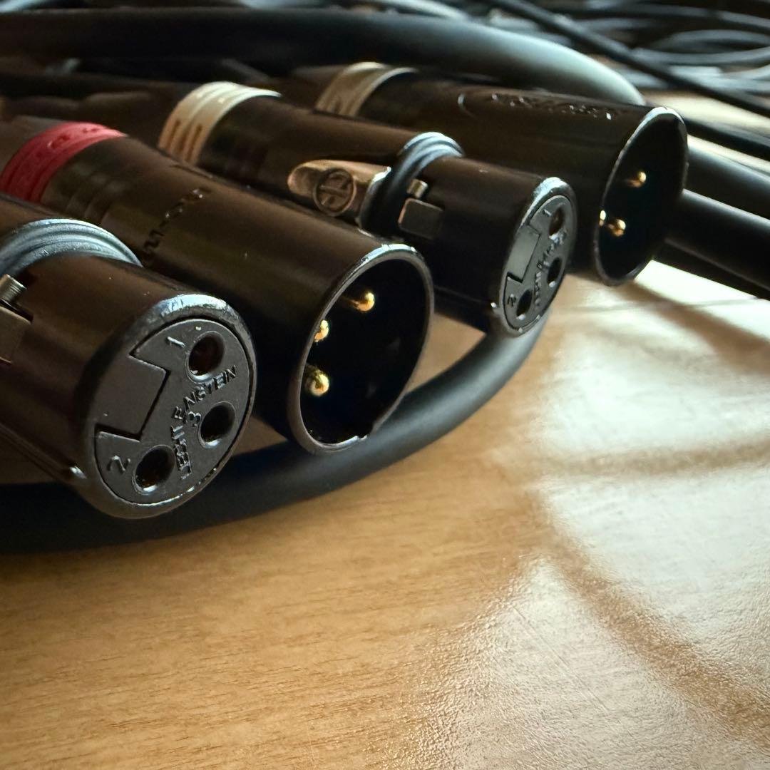 MOGAMI 2549 XLRバランスケーブル 10m×2本