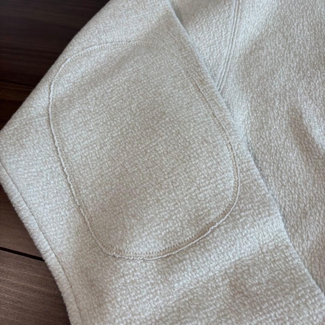 新品 CABaN ウールコットンダブルフェイス エンブロイダリープルオーバー