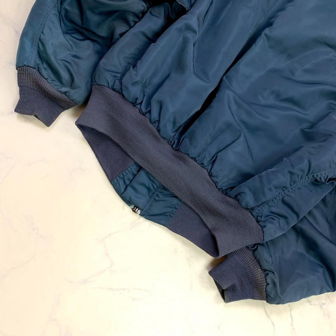 50s復刻★ USA製 ALPHA B-15C ネイビー L　E019