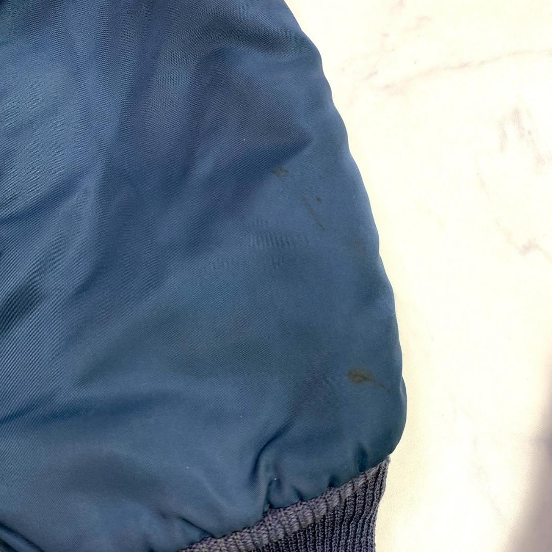 50s復刻★ USA製 ALPHA B-15C ネイビー L　E019