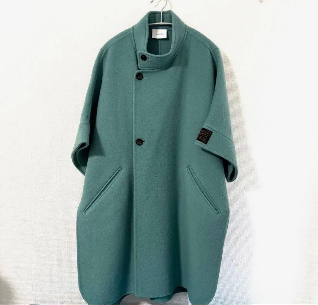 美品　ミースロエ　サステナリサイクルウールリバーコート