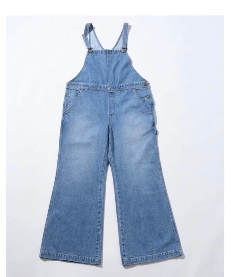 Johnbull オーバーオール M ライトインディゴブルー
