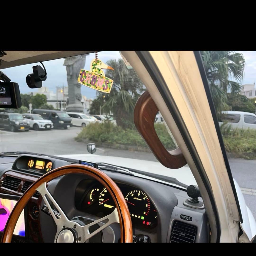 95プラド用ウォールナットアシストグリップ 3個セット