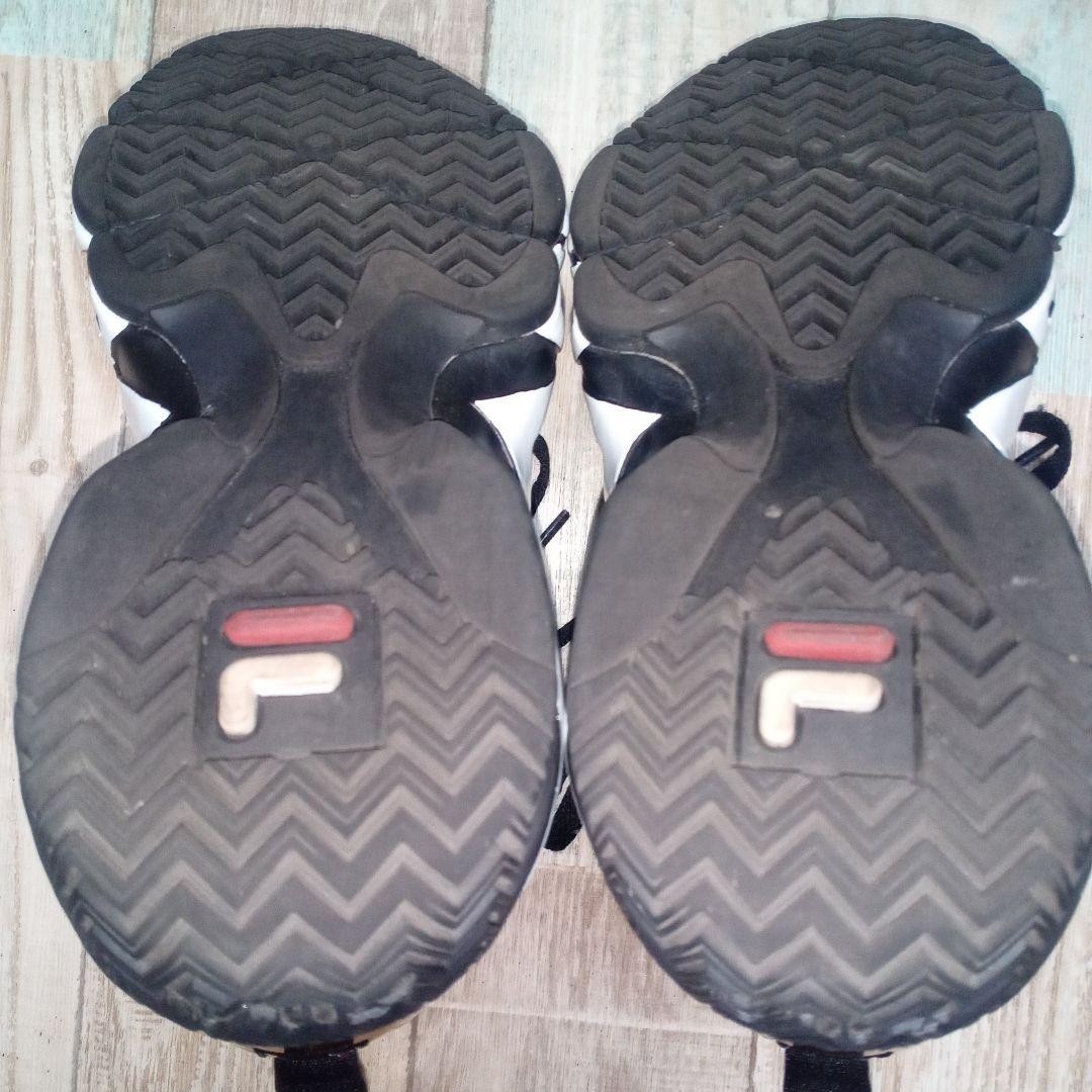 美品　FILA　24.5　ゴールドカラー　ハイカット　MB　フィラ　Y2K