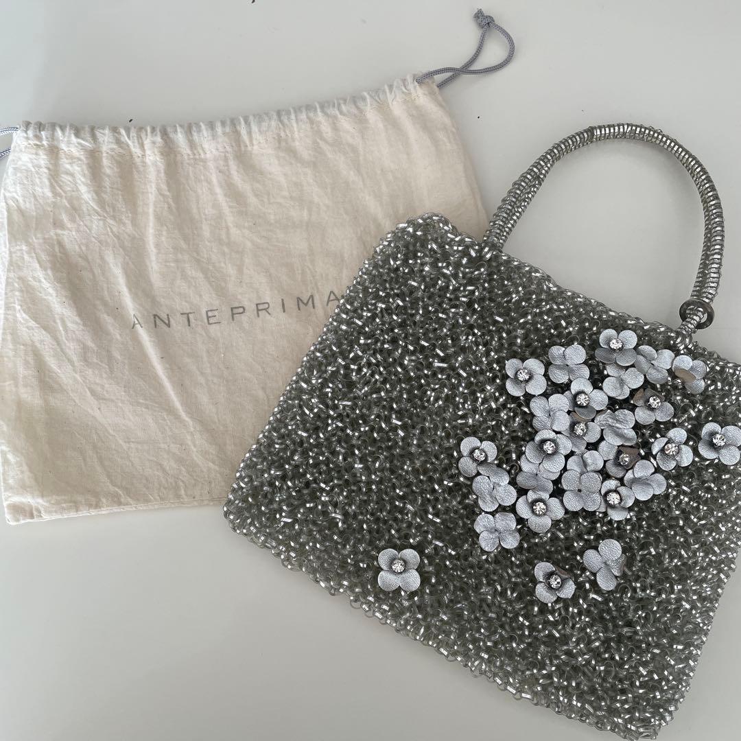 アンテプリマANTEPRIMA ワイヤーバッグ スワロフスキーフラワーモチーフ