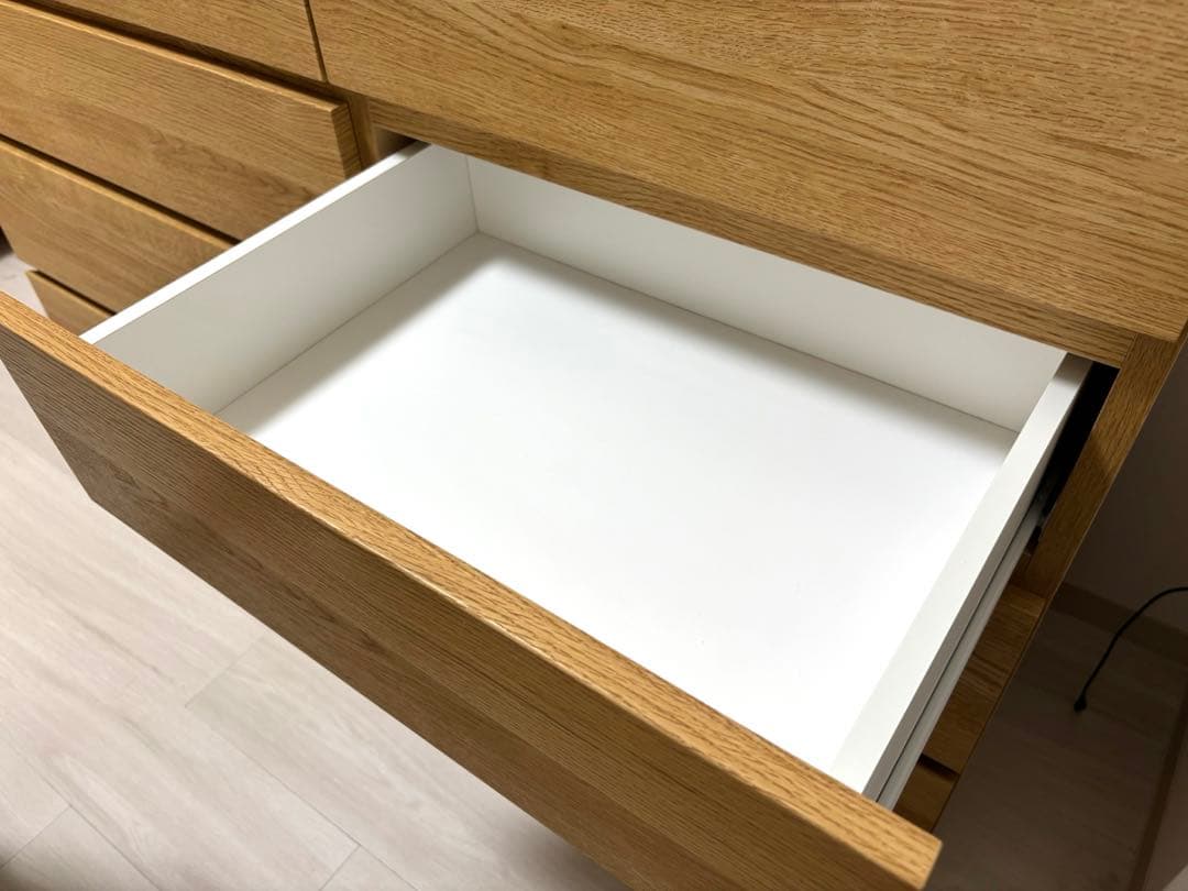 ニトリ　ローチェスト(クエス140-4LC LBR)