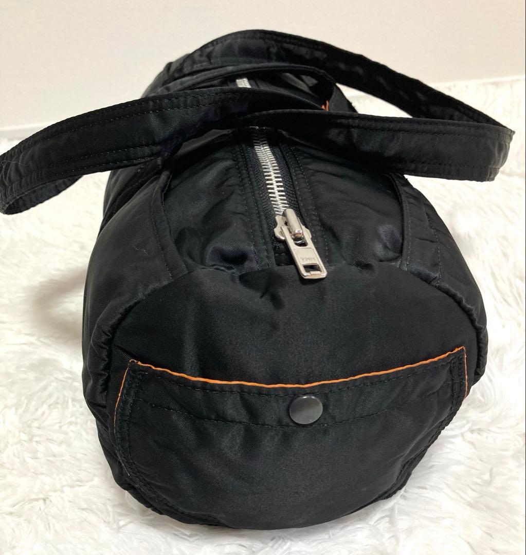超美品 ポーター タンカー ミニボストン S ドラムバッグ ロール ダッフル 黒