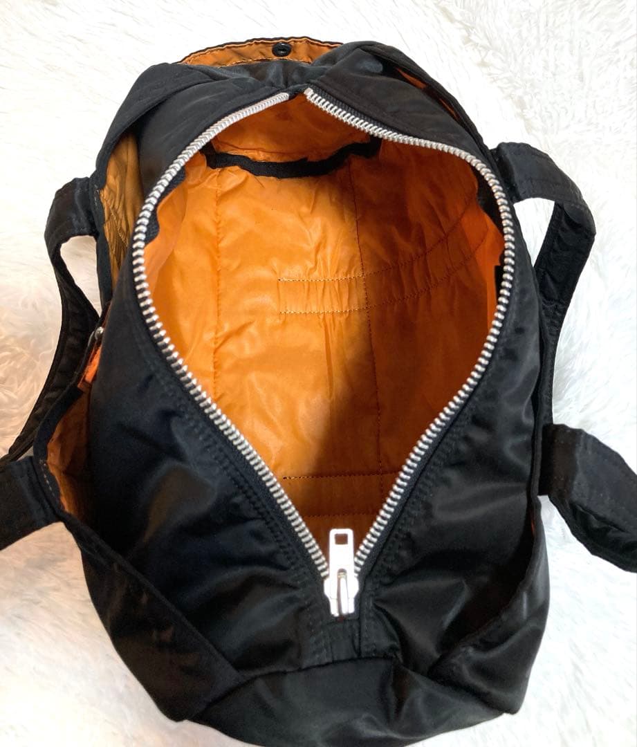 超美品 ポーター タンカー ミニボストン S ドラムバッグ ロール ダッフル 黒