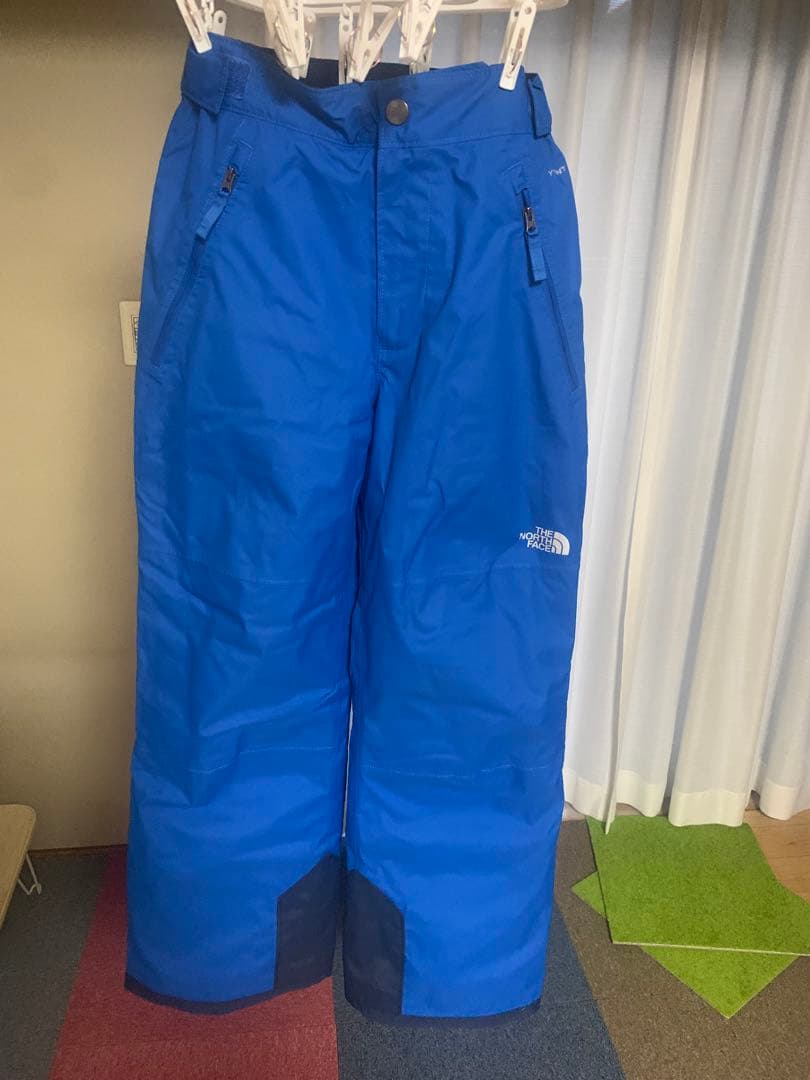 THE NORTH FACE 子供用　スノボー　スキー　パンツ 青