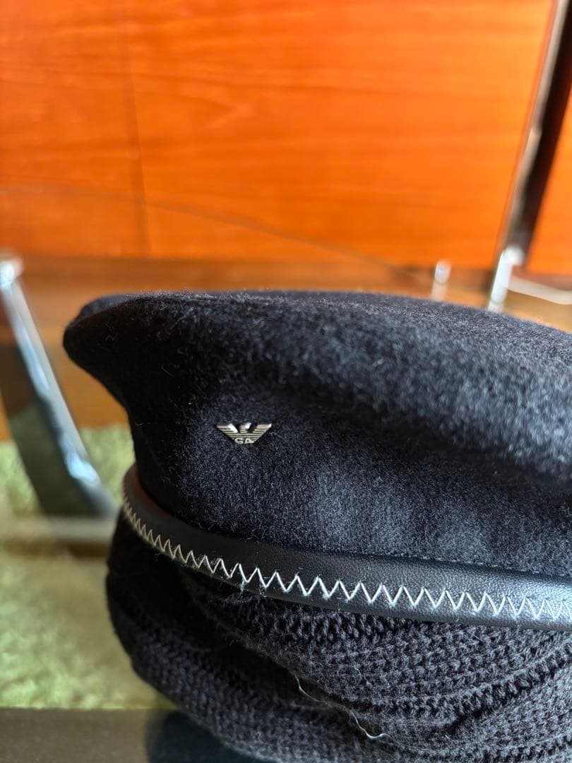 our legacy × emporio armani コラボ　ベレー帽