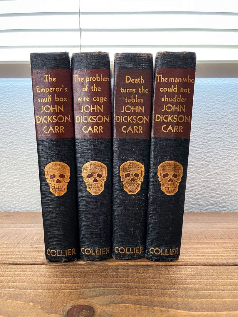 40s 50s 4冊セット John Dickson Carr スカル 洋書