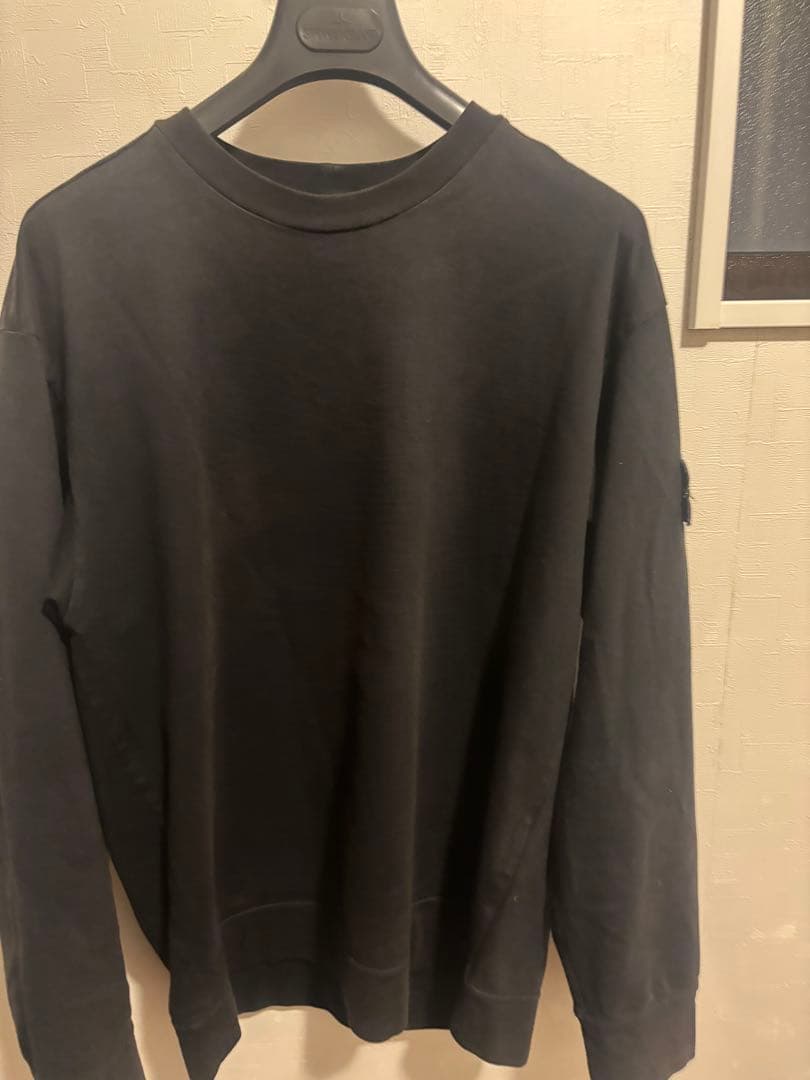 STONE  ブラック 長袖カットソー