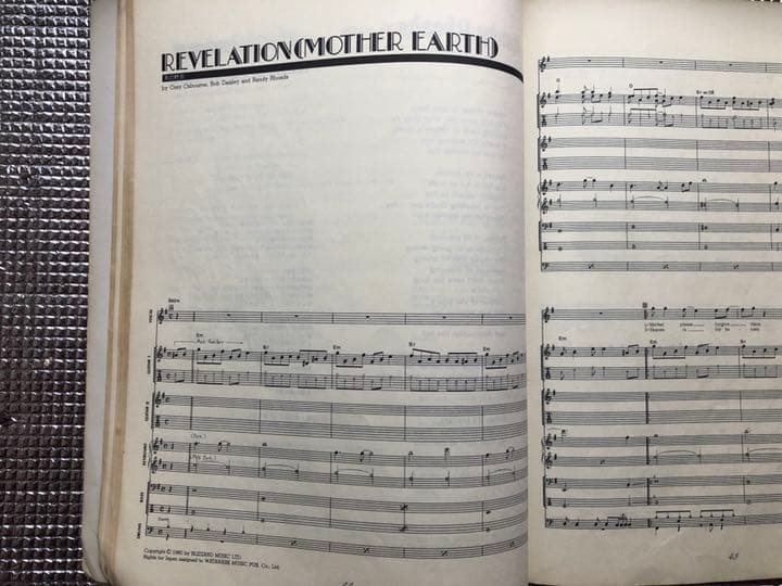 【コレクターズアイテム】ランディーローズ スコア