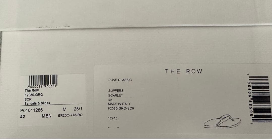 THE ROW Dune Sandal サンダル ビーサン 42