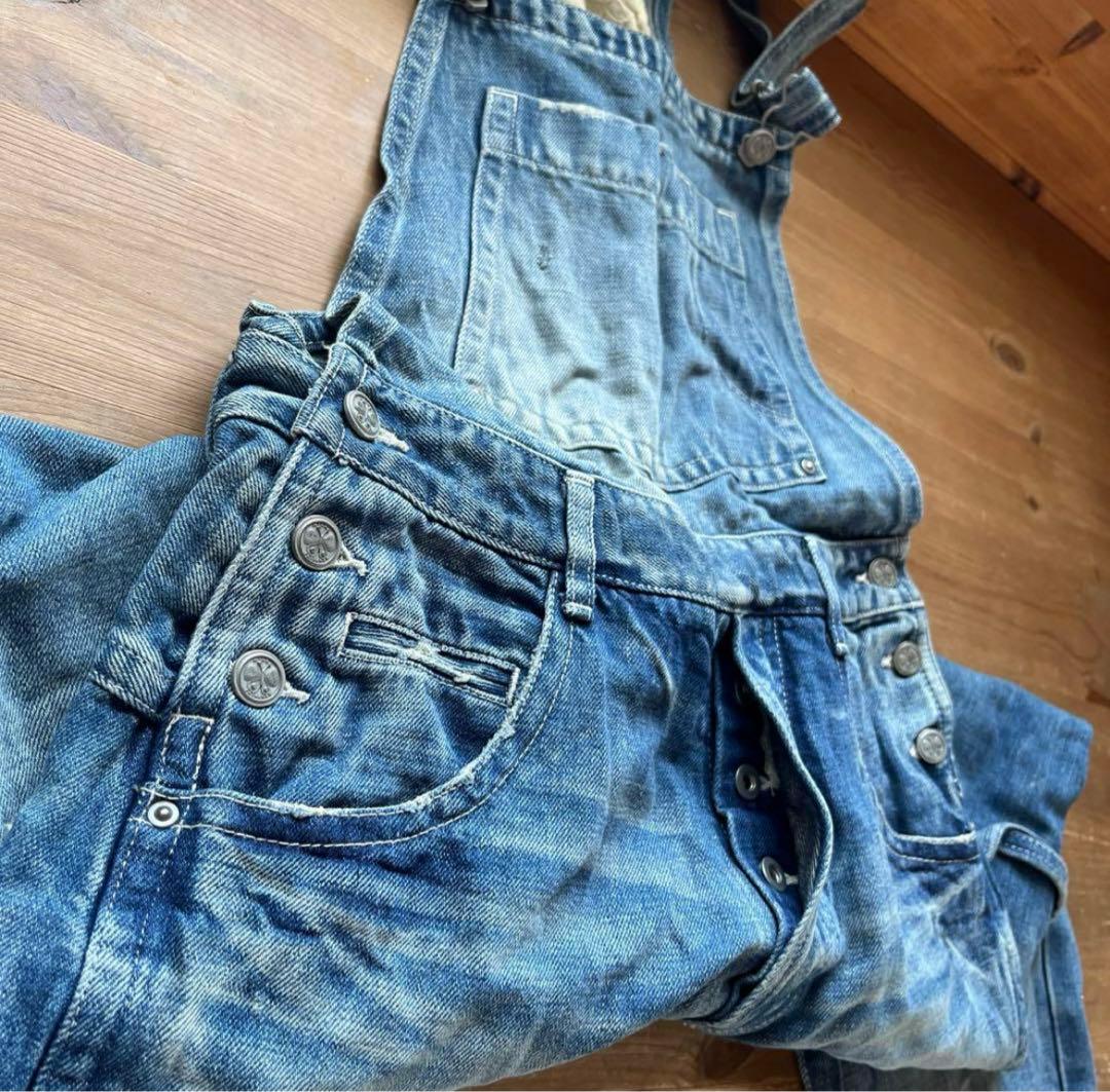 mina perhonen ミナペルホネンalways デニムサロペット 40