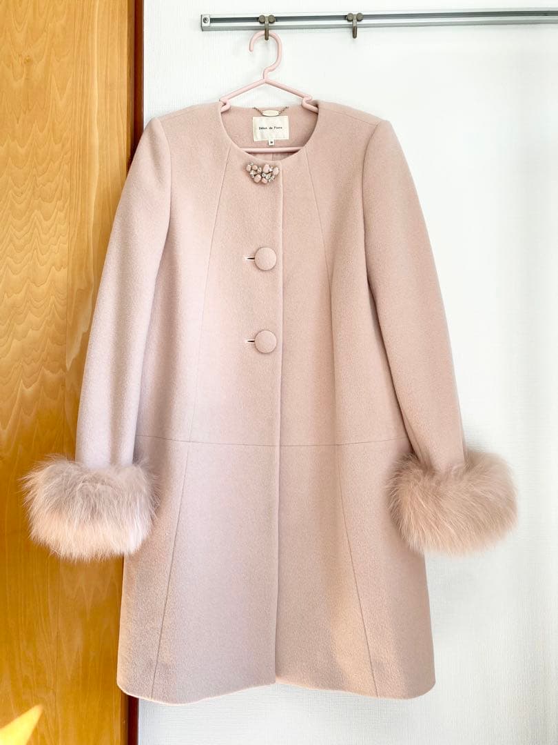 【Debut de Fiore】さえこさんコート♡ピンクベージュ　38 復刻版
