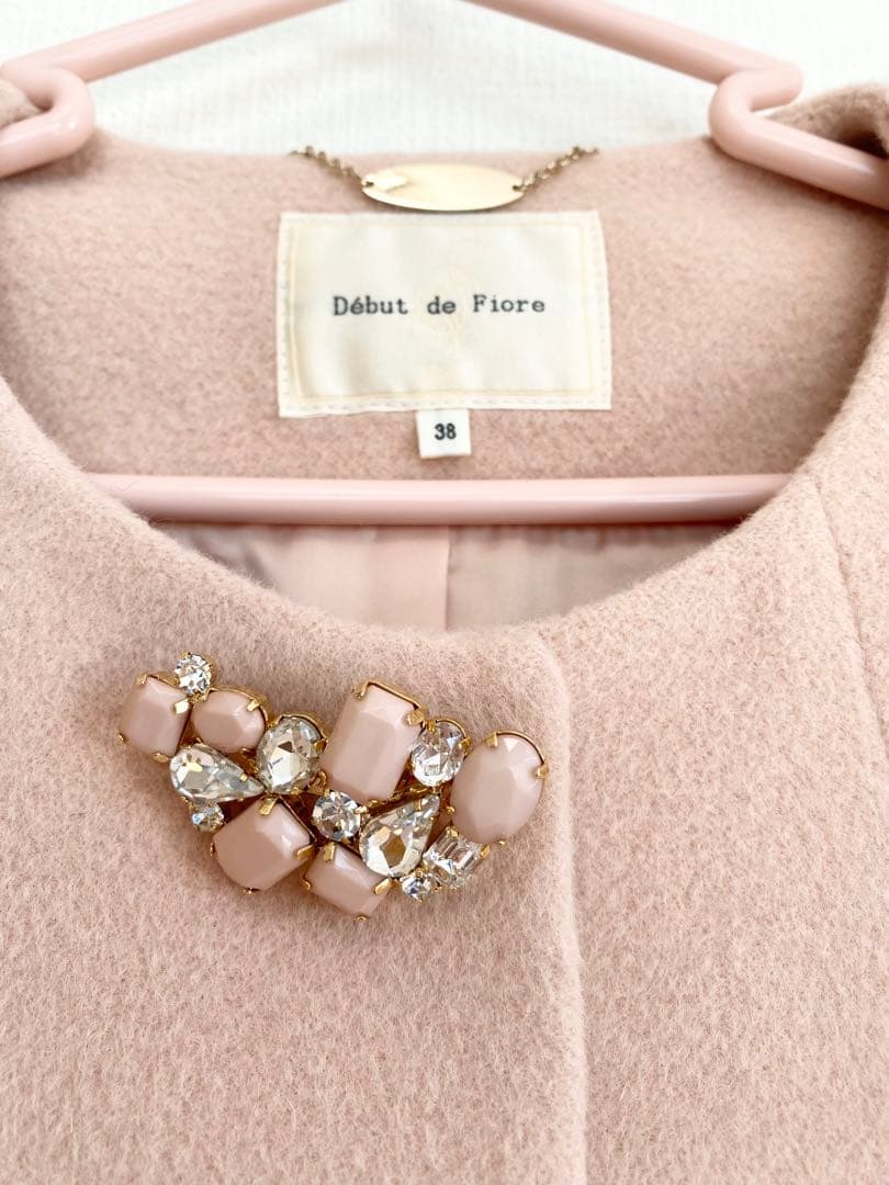 【Debut de Fiore】さえこさんコート♡ピンクベージュ　38 復刻版