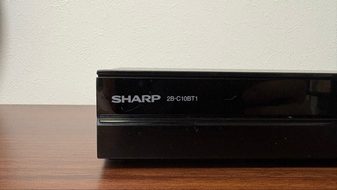 2B-C10BT1 シャープ製ブルーレイディスクレコーダー