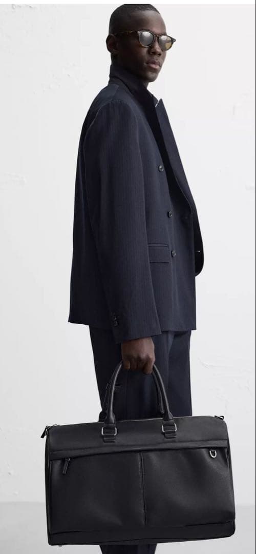 テクスチャードトラベルバッグ　ボストンバック　旅行かばん