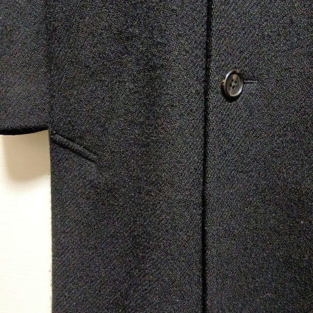 マーガレットハウエル　ハリスツイード　チェスターコート　黒　ロング