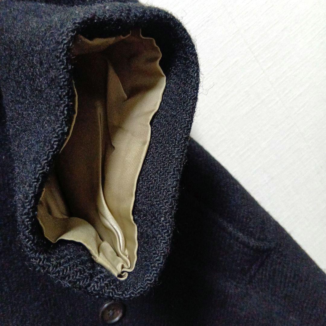 マーガレットハウエル　ハリスツイード　チェスターコート　黒　ロング