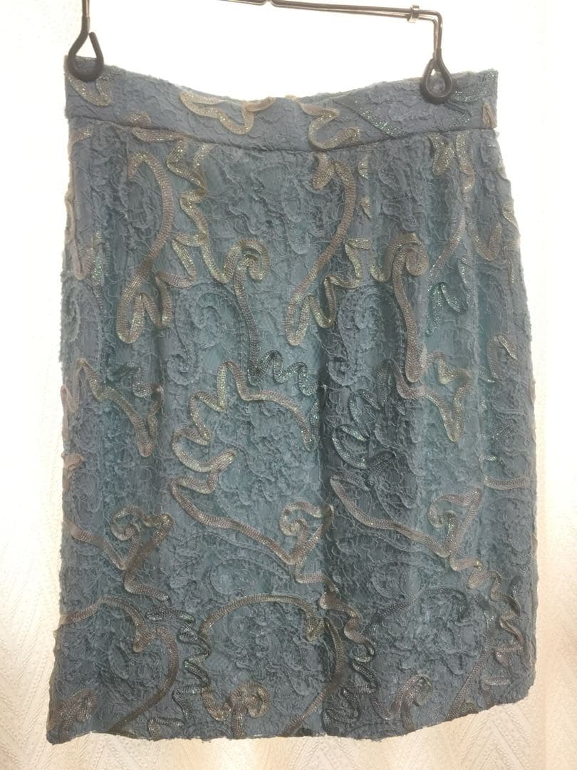 レース ツイードスーツＳサイズ　J & R パーティ　結婚式参列にも！