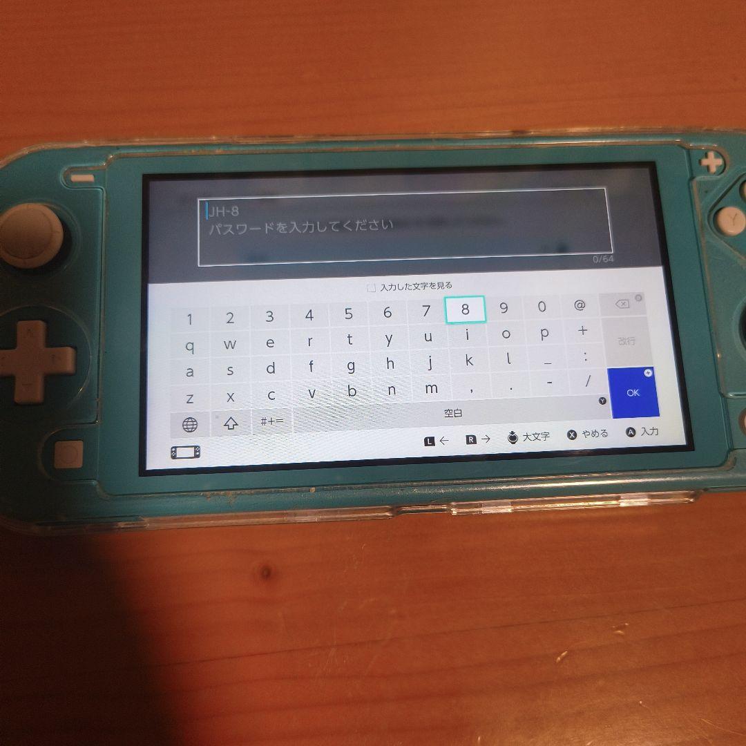 ジャンク　部品取り　Nintendo Switch Lite 水色 ジャンク
