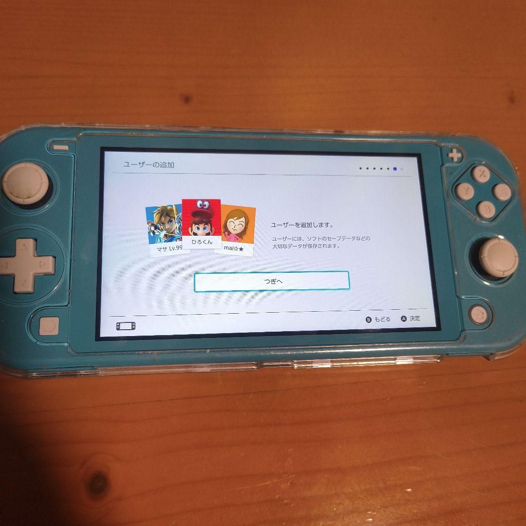 ジャンク　部品取り　Nintendo Switch Lite 水色 ジャンク