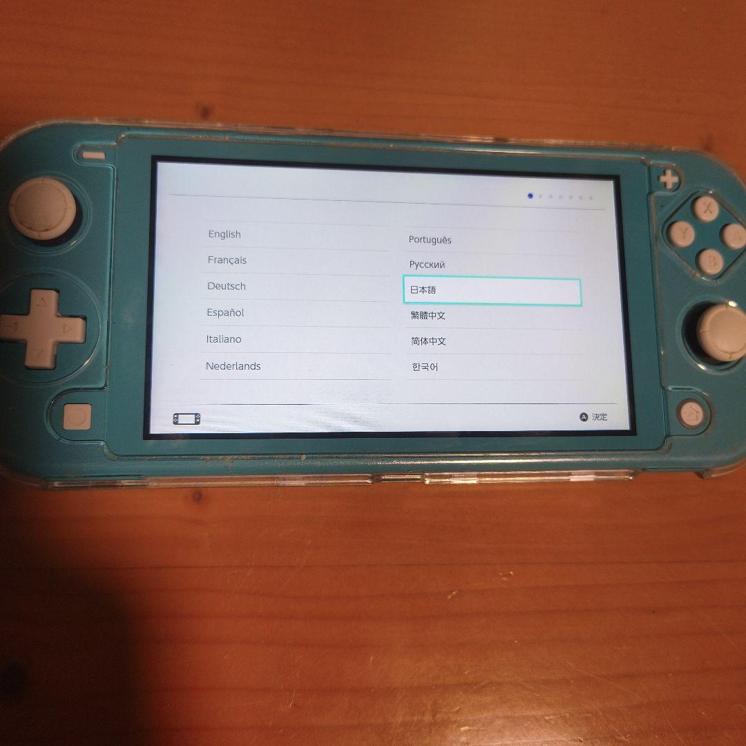 ジャンク　部品取り　Nintendo Switch Lite 水色 ジャンク