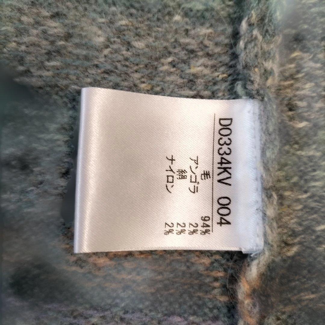 マドモアゼルノンノンフード付きニットベスト