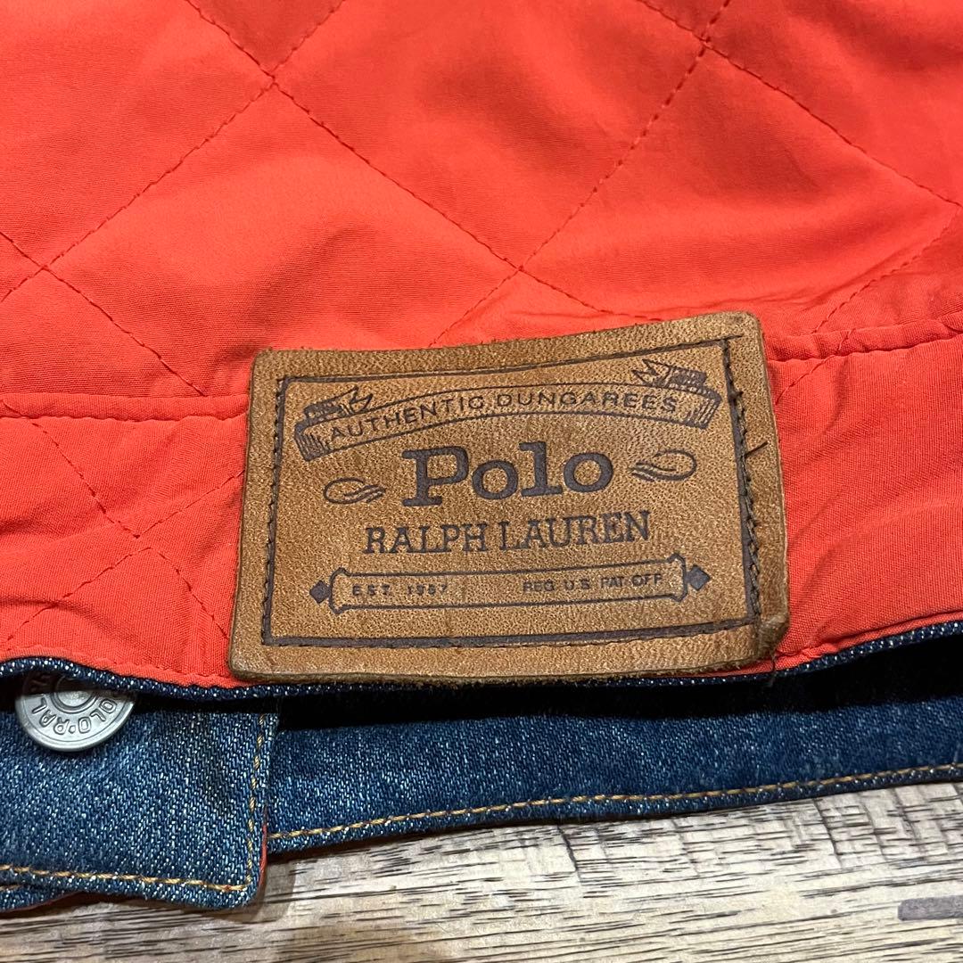 ポロカントリー　レア！リバーシブルデニムジャケット　レディース　ラルフローレン