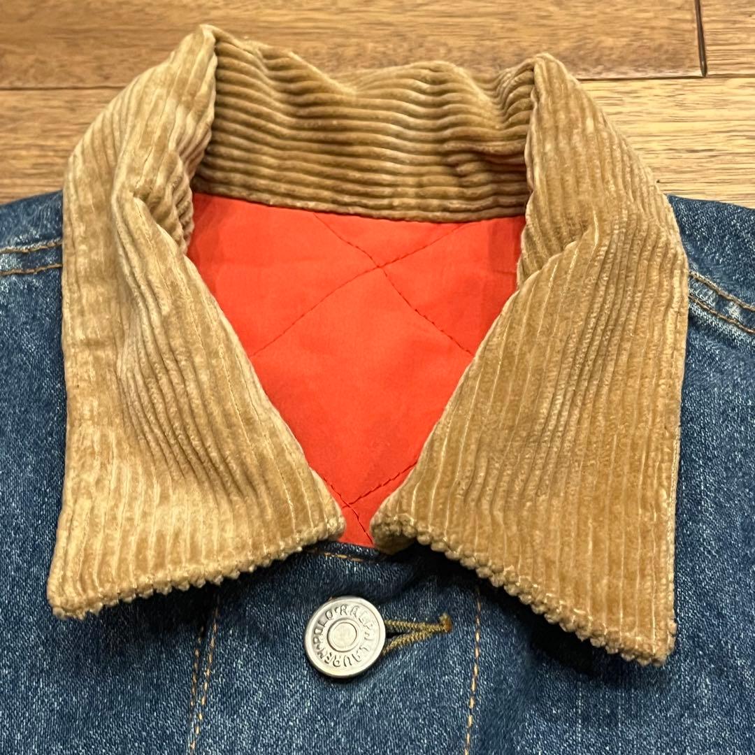 ポロカントリー　レア！リバーシブルデニムジャケット　レディース　ラルフローレン