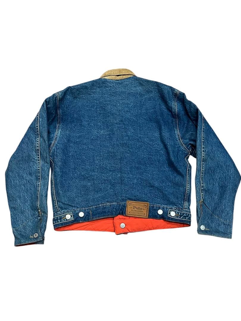 ポロカントリー　レア！リバーシブルデニムジャケット　レディース　ラルフローレン