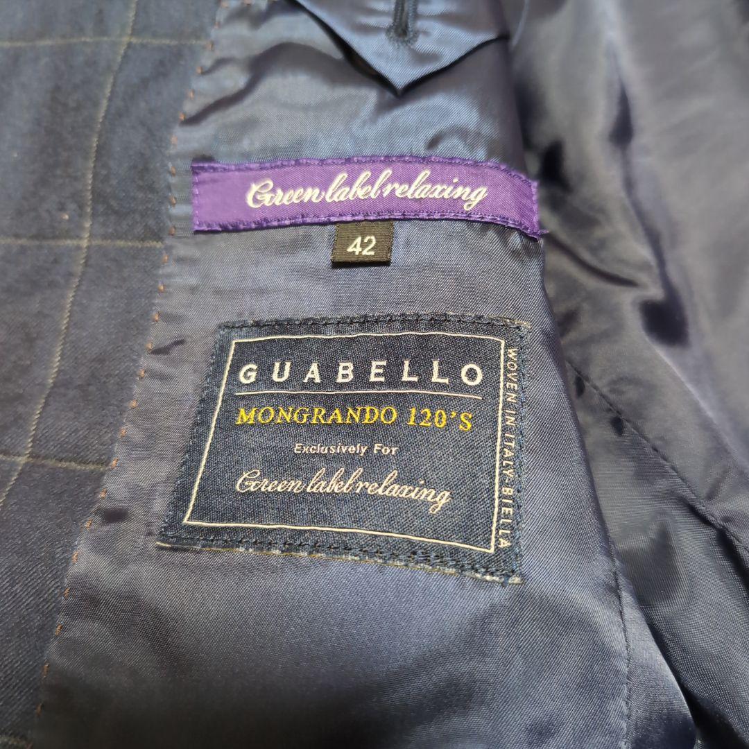 こ*う様 【希少】Green label relaxing ネイビーチェック ス