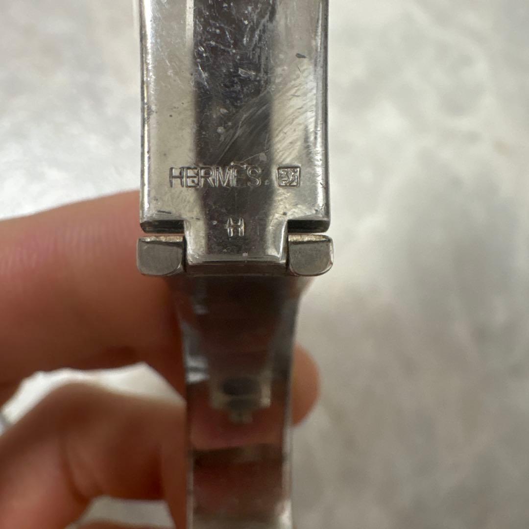 HERMES（エルメス） バングルクリックHシルバーメ オレンジ