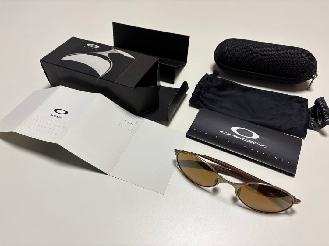 OAKLEY オークリー　E-WIRE イーワイヤー　ブロンズ　中古美品