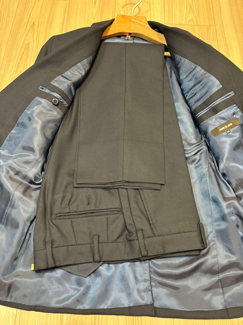 COMME CA MEN ビジネススーツ ネイビー サイズ44