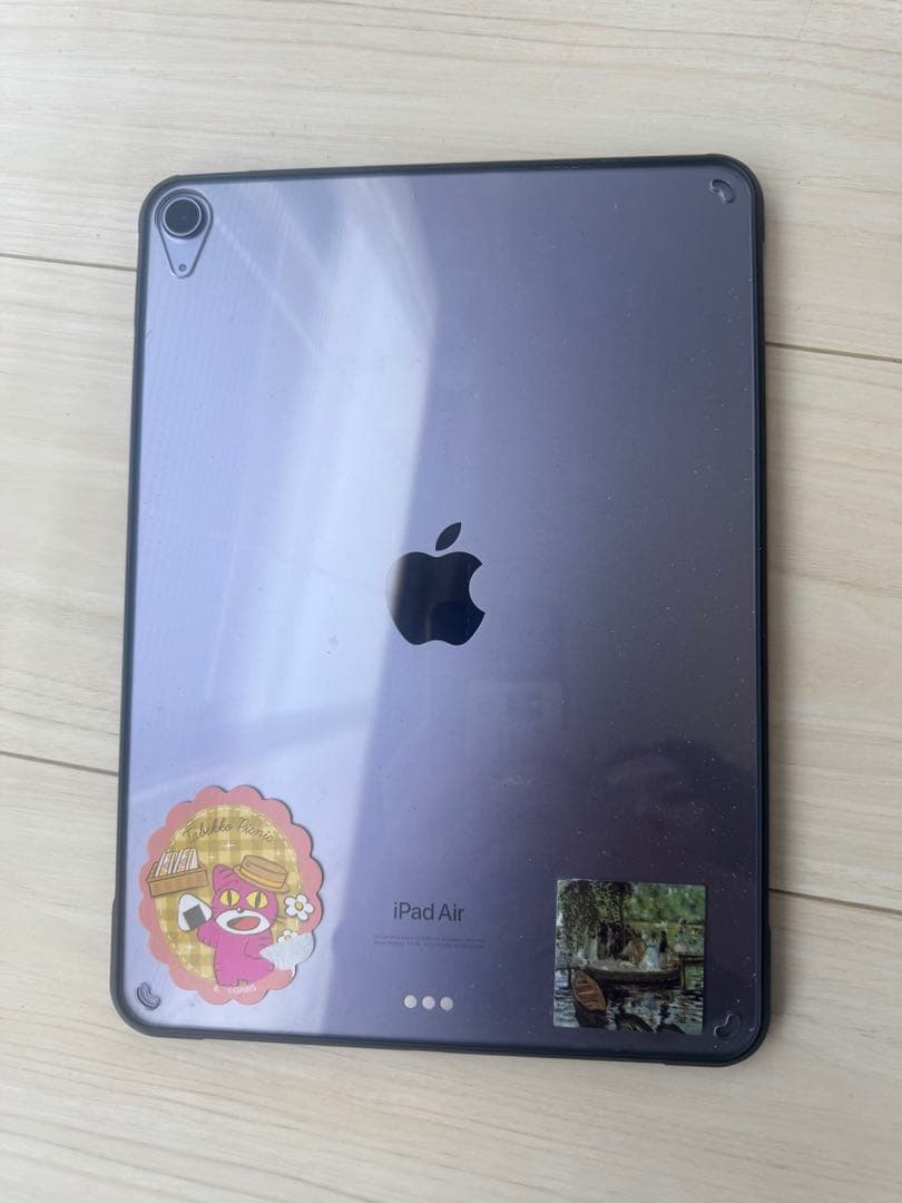iPad Air 第5世代 パープル 本体 ケース 非純正ペンシル付