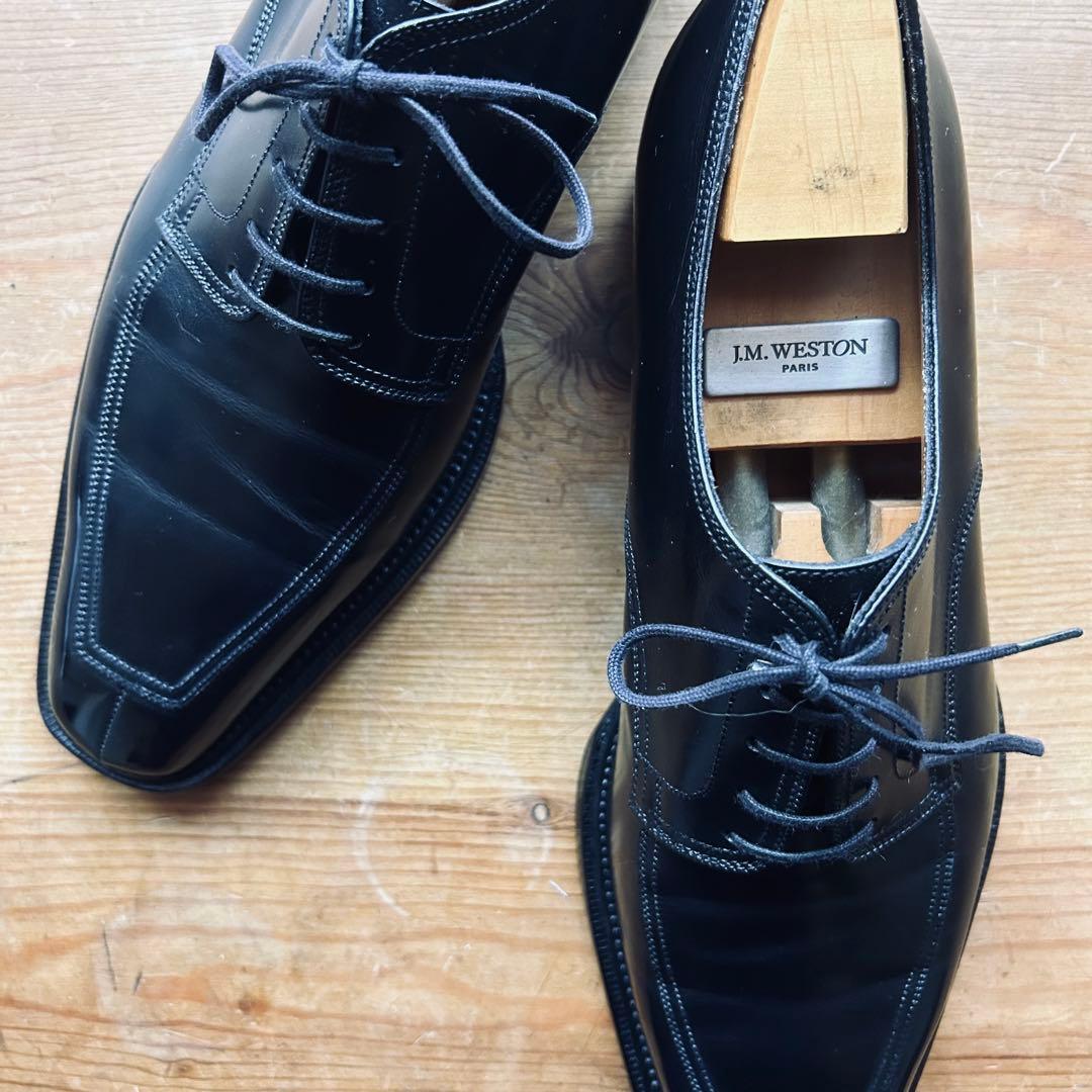 靴 J.M. WESTON Apron front derby.
