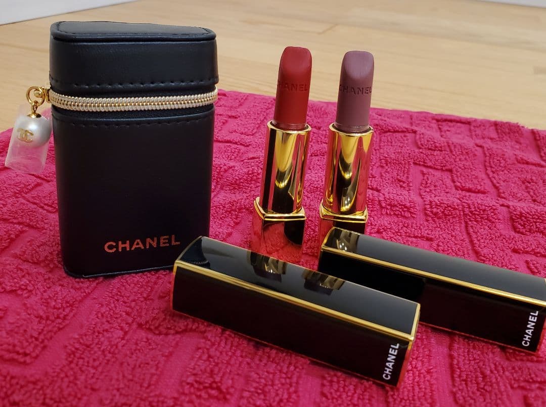 CHANEL ルージュアリュールヴェル ヴェットレペルルセット リップ&ポーチ