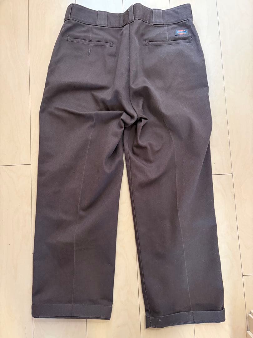 ま*た様 USA製　Dickies 874 ワークパンツ ダークブラウン W33