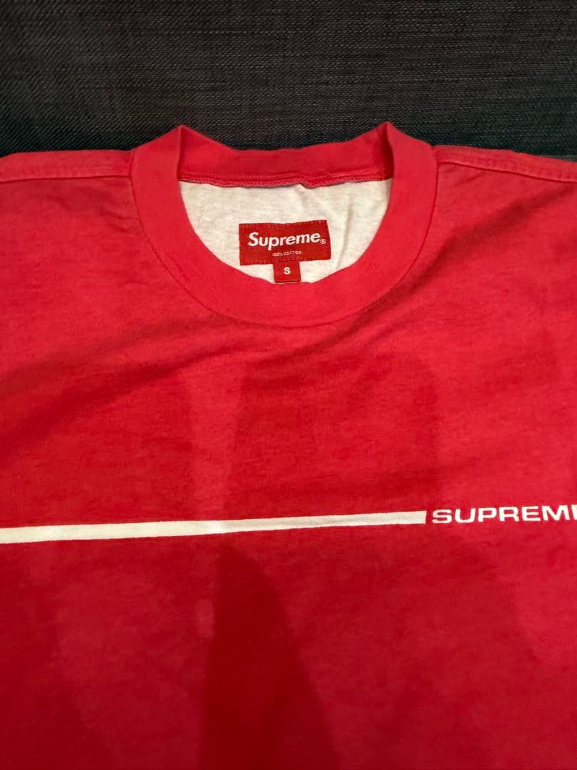 【新品未使用】Supreme Chest Stripe L/S Top サイズS