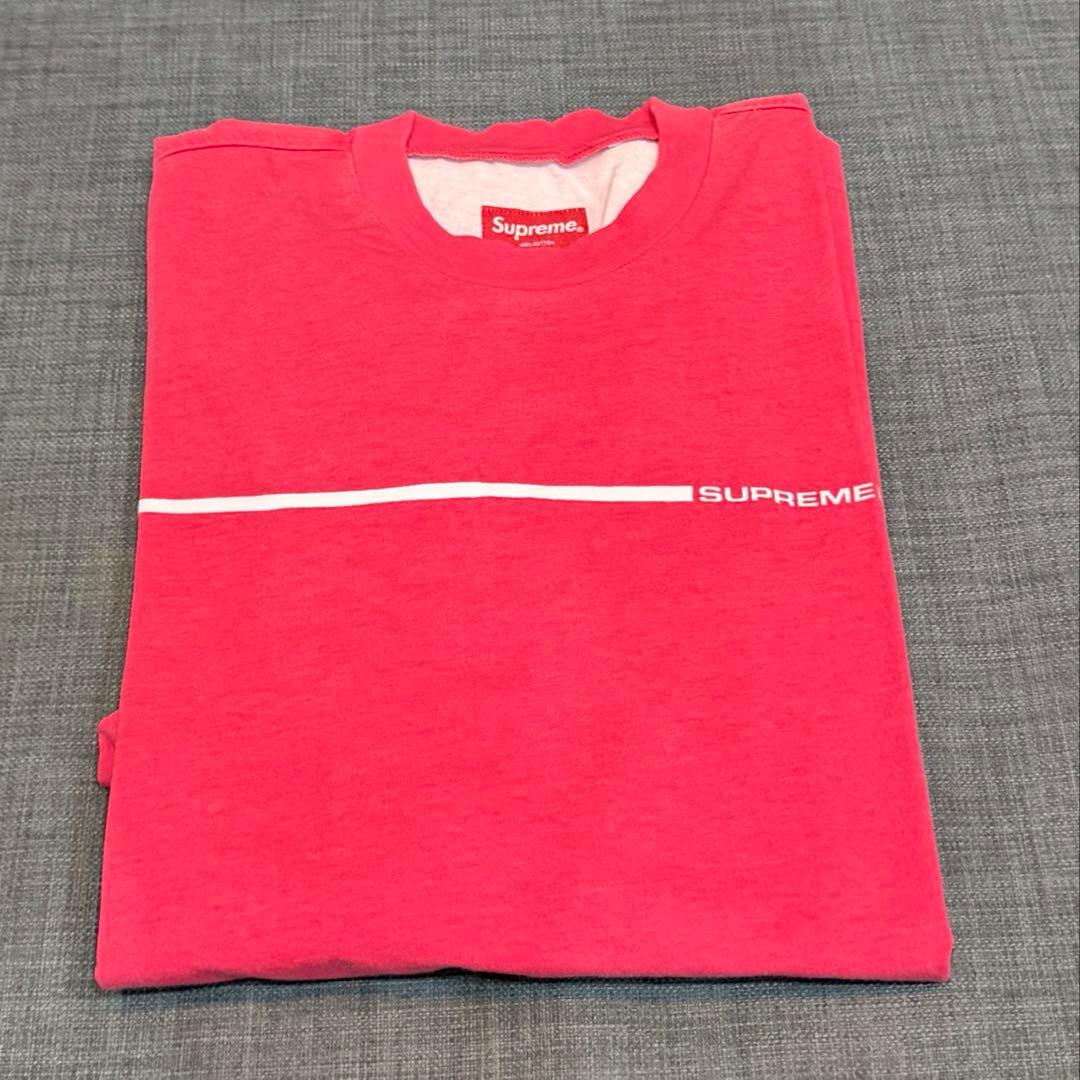 【新品未使用】Supreme Chest Stripe L/S Top サイズS